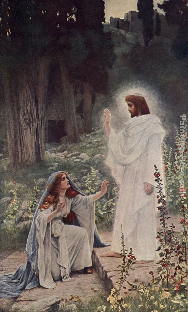 Rabboni painting - Herbert Gustave Schmalz Rabboni art painting